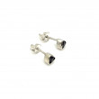 Boucles d'oreilles argent et iolite