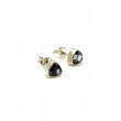 Boucles d'oreilles argent et iolite