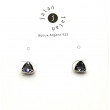 Boucles d'oreilles argent et iolite