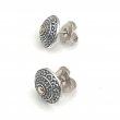 Boucles d'Oreilles Argent et Laiton