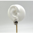 Boucles d'oreilles Argent et Onyx