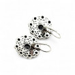 Boucles d'oreilles argent et Onyx