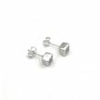 Boucles d'oreilles argent et zirconium