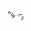 Boucles d'oreilles Argent et Zirconium