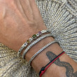 Bracelet argent 925 et tourmalines
