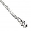 Bracelet argent 925 maille serpent plate 6mm