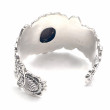 Bracelet Argent et Laiton avec Agate Laguna