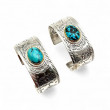 Bracelet Argent et Laiton avec Turquoise