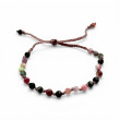 Bracelet de perles de tourmalines facettées