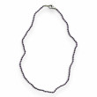 Collier Argent 925 et perles d'améthyste facettées 45cm
