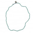 Collier Argent 925 et perles d'amazonite facettées 45cm