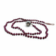 Collier Argent 925 et perles de grenat 45cm