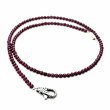Collier Argent 925 et perles de grenat 45cm