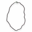 Collier Argent 925 et perles de grenats 45cm