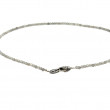 Collier Argent 925 et perles de labradorite facettées 40 ou 45cm