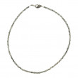 Collier Argent 925 et perles de labradorite facettées 40 ou 45cm