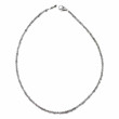 Collier Argent 925 et perles de labradorite facettées 40cm