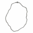 Collier Argent 925 et perles de labradorite facettées 45cm
