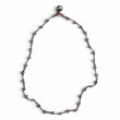 Collier Argent 925 et perles de labradorite facettées 45cm