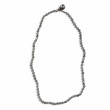 Collier Argent 925 et perles de labradorite facettées 45cm