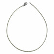 Collier Argent 925 et perles de péridot facettées 40cm