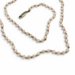 Collier Argent 925 et perles de quartz rose 45cm