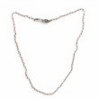 Collier Argent 925 et perles de quartz rose 45cm