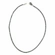Collier Argent 925 et perles de rubis zoisite facettées 45cm