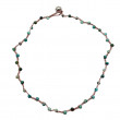 Collier Argent 925 et perles de turquoise 45cm