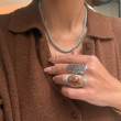 Collier argent 925 maille 6mm