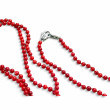 Collier Argent 925, perles de gorgognes et nugget turquoise 85cm