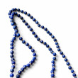 Collier Argent 925, perles de lapis lazuli et nugget turquoise 45cm