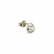 Mono-boucle argent et zirconium