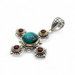 TURQUOISE ET GRENAT