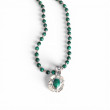 Pendentif Argent 925 et Malachite