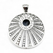 Pendentif Argent 925, laiton et Cyanite