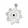 Pendentif Argent 925, laiton et Turquoise