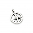 Pendentif Peace & Love en Argent 925