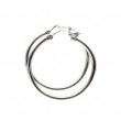 Silver hoop earrings