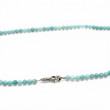 Sterling silver and amazonite beads necklace 40 or 45cm