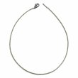 Sterling silver and faceted peridot beads necklace 45cm