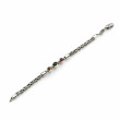 Sterling silver and tourmalines bracelet