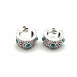 Sterling silver and turquoises earrings