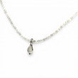 Sterling silver and White mother of pearl pendant