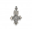Sterling silver cross pendant
