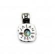 Sterling silver labradorite pendant