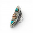 COQUILLAGE PORCELAINE & TURQUOISE
