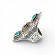 COQUILLAGE PORCELAINE & TURQUOISE