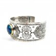 Bracelet Argent et Laiton avec pierre semi-précieuse